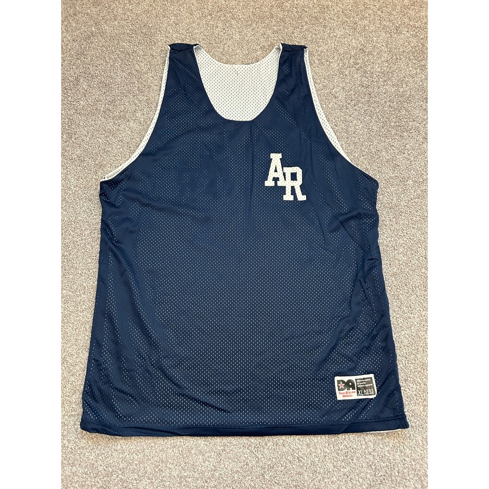 Don Alleson Athletic Jersey Mens XL Navy Blue Excellent Reversible Mesh Tank 32